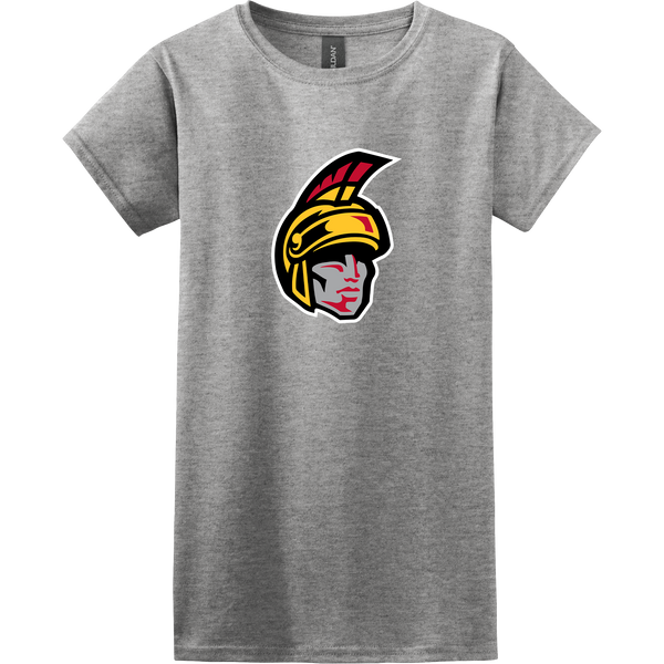 Seacoast Spartans (Ice Hockey) Softstyle Ladies T-Shirt