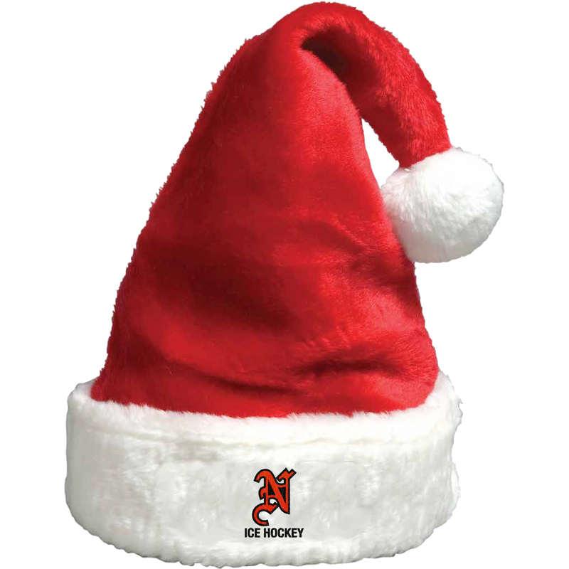 Midd North Hockey Plush Santa Hat