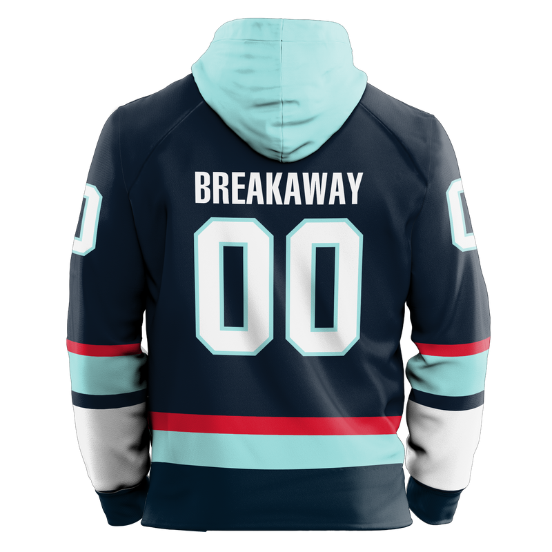 Carolina Premier Hockey Adult Sublimated Retro Hoodie