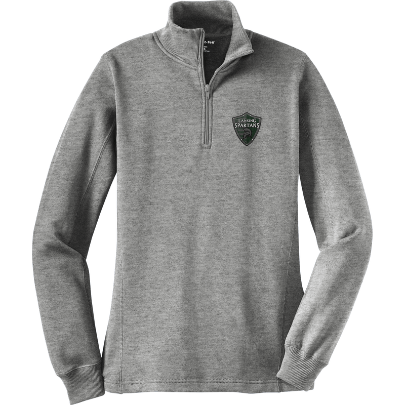 Lansing Spartans Ladies 1/4-Zip Sweatshirt