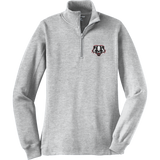 Scary Badgers Ladies 1/4-Zip Sweatshirt