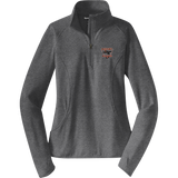Biggby Bombers Ladies Sport-Wick Stretch 1/4-Zip Pullover