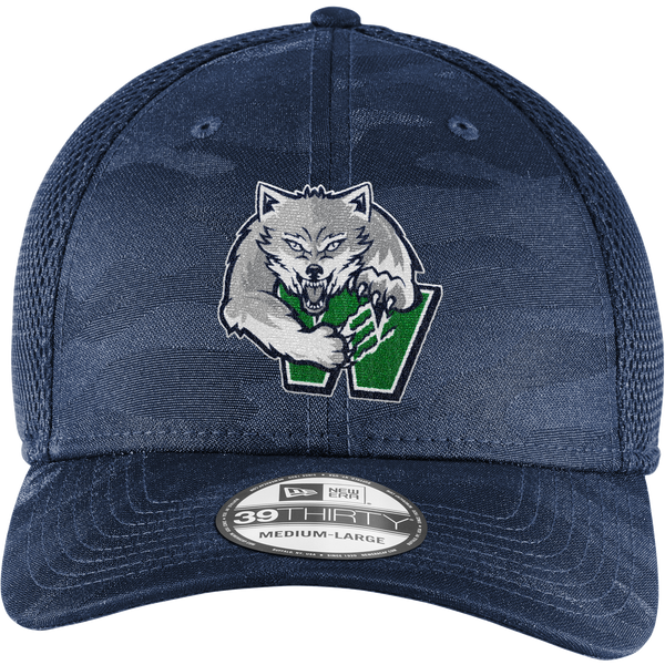 Woodbridge Wolfpack New Era Tonal Camo Stretch Tech Mesh Cap