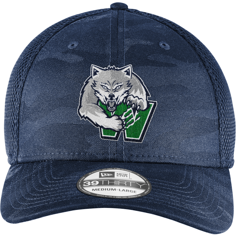 Woodbridge Wolfpack New Era Tonal Camo Stretch Tech Mesh Cap