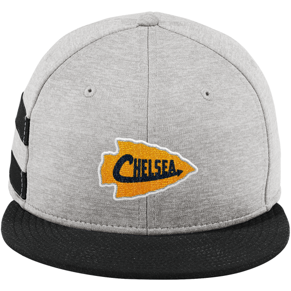 Chelsea Chiefs New Era Shadow Heather Striped Flat Bill Snapback Cap
