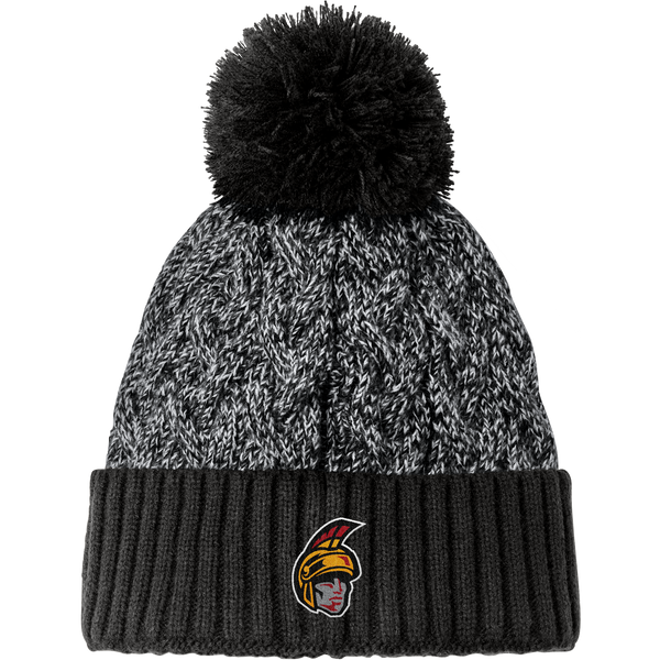 Seacoast Spartans (SPA) New Era Marled Knit Pom Beanie
