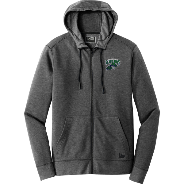 Kensington Valley Renegades New Era Tri-Blend Fleece Full-Zip Hoodie