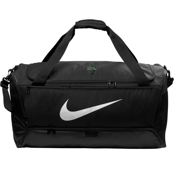 Lansing Senators Nike Brasilia Large Duffel