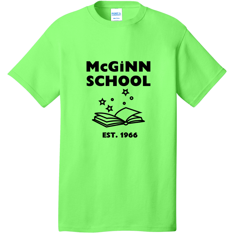 McGinn Elementary 'Book' Core Cotton Tee
