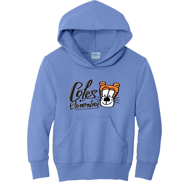 Coles Elementary Youth "Graffiti Tiger" Pullover Hooded Sweatshirt