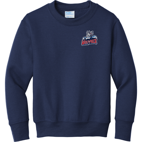 CT Wolfpack South Youth Core Fleece Crewneck Sweatshirt