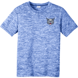 CT Bobcats Youth PosiCharge Electric Heather Tee
